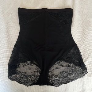 Spanx High-Waisted Mesh and Lace Slimming Undergarment